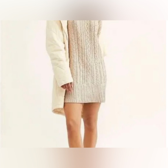 NWT Free People Womens Good As Gold Sweater Dress Size Medium - Picture 7 of 15